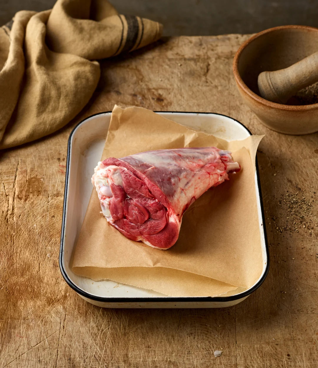 Lamb Shank Whole -Alwar Rajasthan-Pasture Raised &amp; Grass Fed - Antibiotics And Hormone Free – Nature’s Soul – 450gm