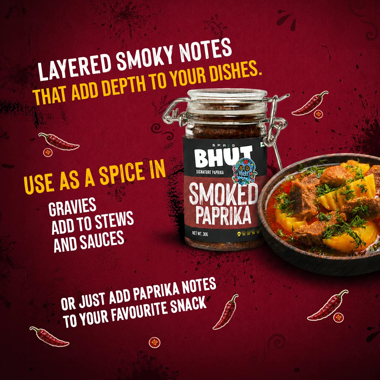 Bhut Signature (Smoked Paprika) - Sprig - 30gm