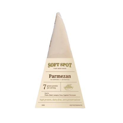 Vegan Parmesan Cheese | Pasteurized - Gluten Free, Dairy Free &amp; Lactose Free - Soft Spot Foods - 200gm