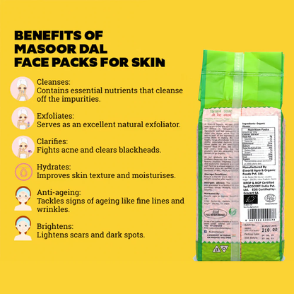 Malka Masoor – Elworld Organic – 500gm