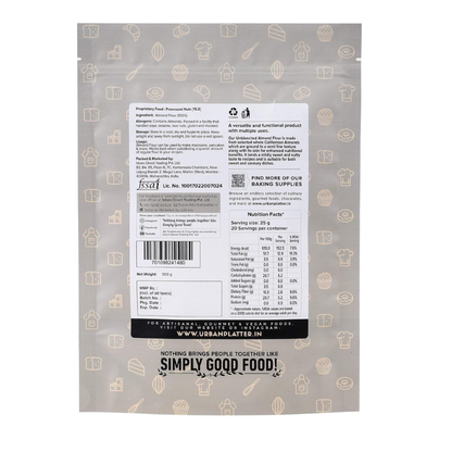 Almond Flour  | California - Unblanched (With Skin) - Baking Essentials - Gluten Free - Urban Platter - 500gm