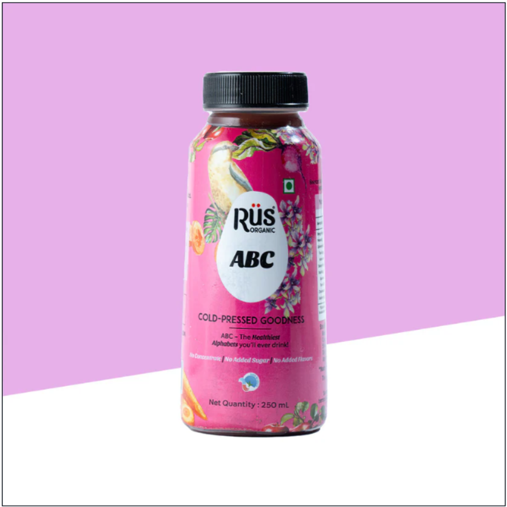 Blush – ABC Juice – Cold Pressed – USDA Organic - Indian - No Added Sugar - Rus Organic – 250ml