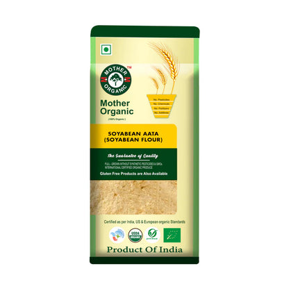 Soyabean Flour | USDA Organic - Mother Organic - 500gm