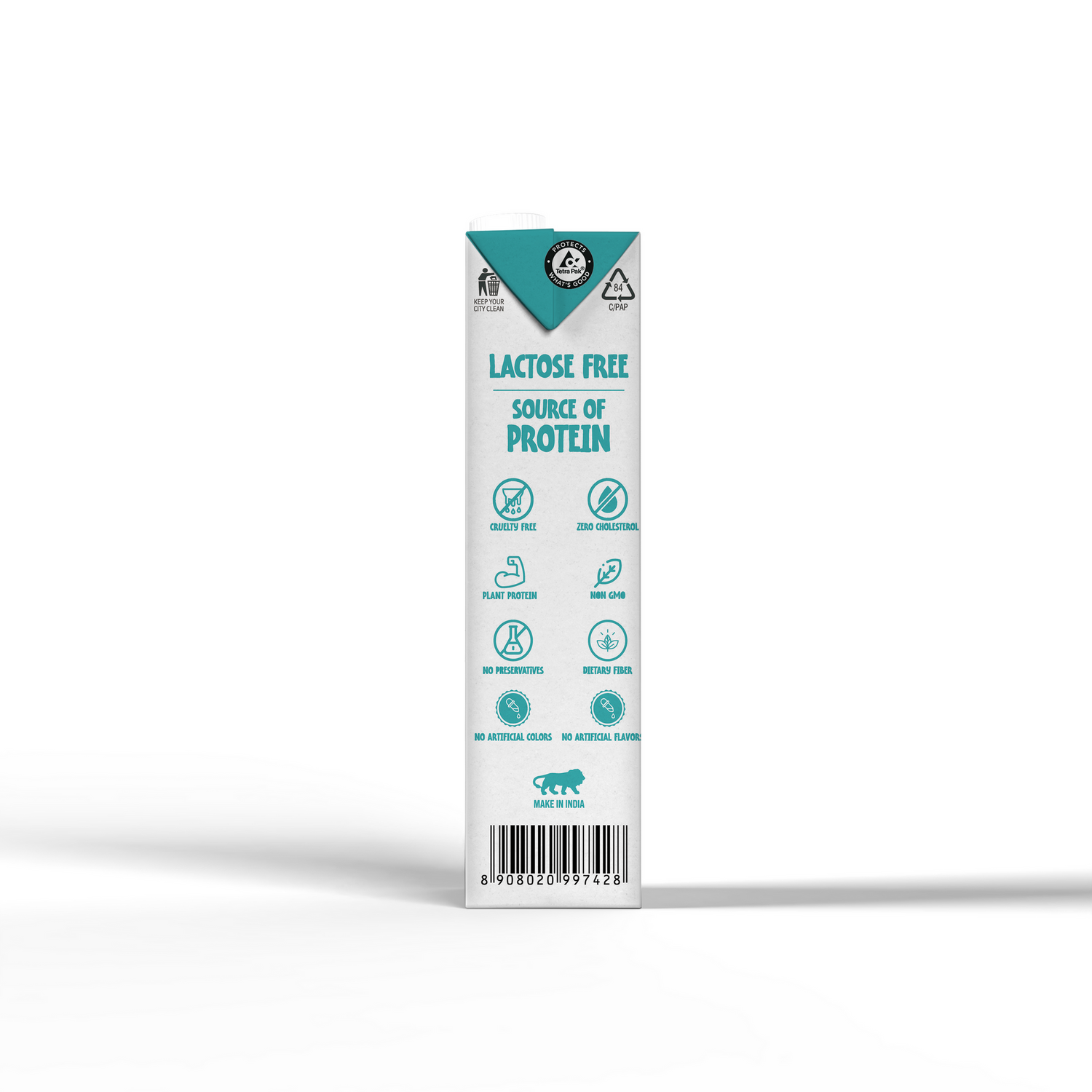 Soy Drink | Unsweetened - Cruelty Free, Non Gmo, No Added Sugar, Preservatives, Cholesterol, No Artificial Flavors &amp; Colors - VDC - 1000ml