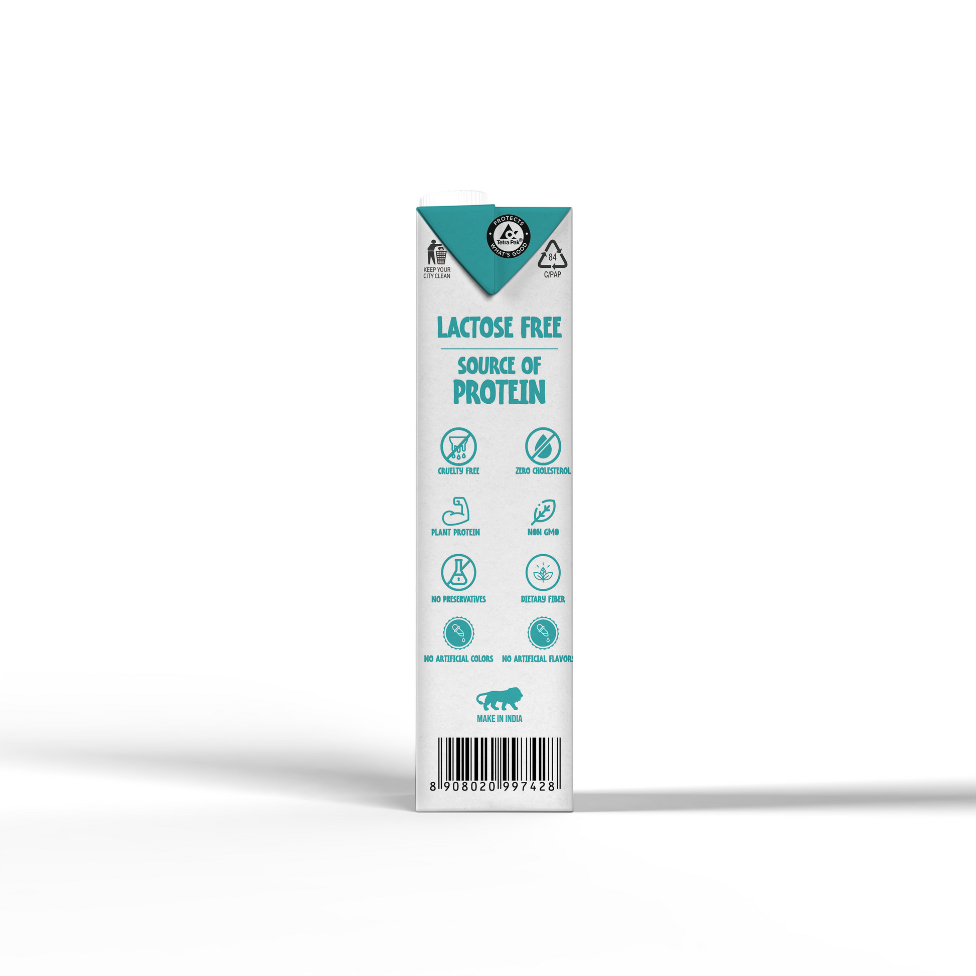 Soy Drink | Unsweetened - Cruelty Free, Non Gmo, No Added Sugar, Preservatives, Cholesterol, No Artificial Flavors &amp; Colors - VDC - 1000ml