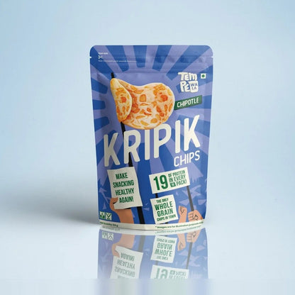 Chips | Chipotle Chips (19g Protein) -Kripik Tempeh-Vegan, Gluten Free - No Artificial Color ,Palm Oil &amp; No Artificial Preservatives – Tempewala – 100gm