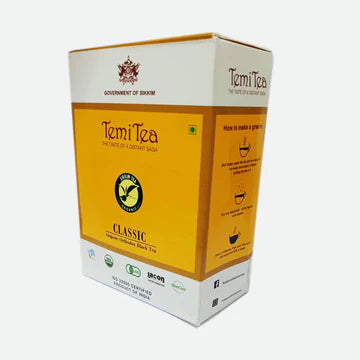 Tea | Classic Tea - Organic Orthodox Black Tea- Sikkim Tea - USDA Organic - Temi Tea  – 200gm