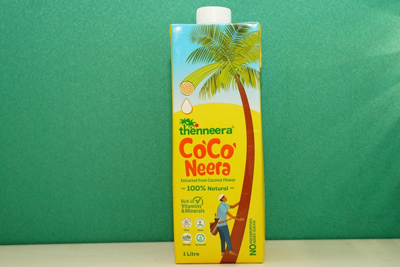 Coco Neera | Extracted From Coconut Flower - 100% Natural - High In Vitamins &amp; Minerals - Vegan, Gluten Free, GMO Free, No Added Sugar &amp; No Added Preservatives - thenneera - 1000ml
