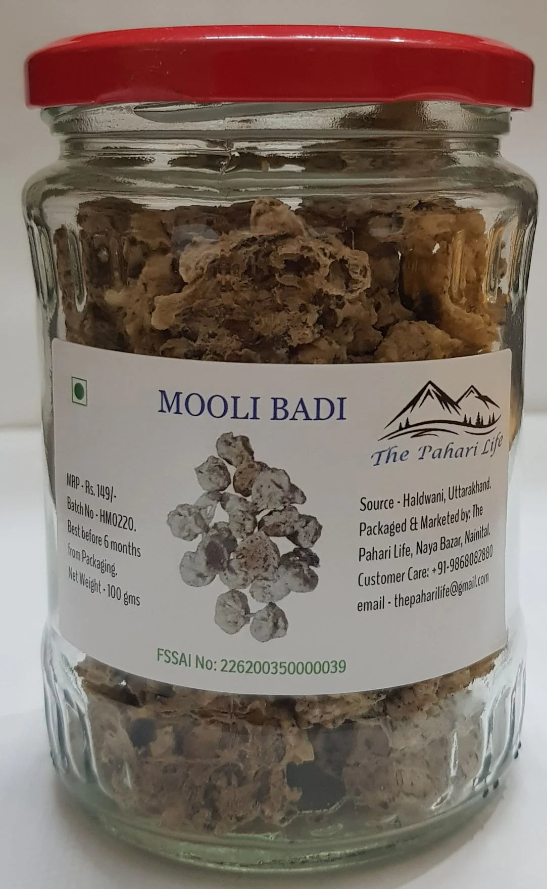 Radish (Mooli) Badi | Himalayan - The Pahari Life - 200gm