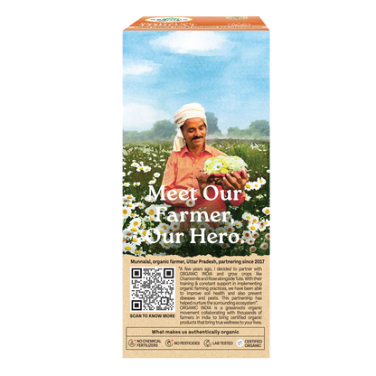 Tea| Revitalise Throat (Whole Herbs) - Relieve Throat Irritation &amp; Discomfort- 100% Plant Based  – Certified Organic - Caffeine free- Organic India-25 Tea Bag