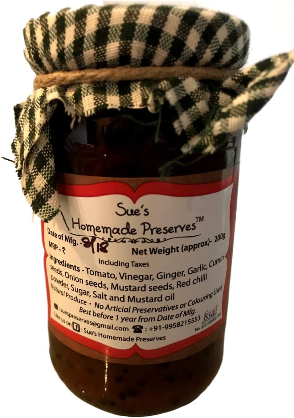 Tomato Kasundi | No Added Colors &amp; Flavors - Sue&