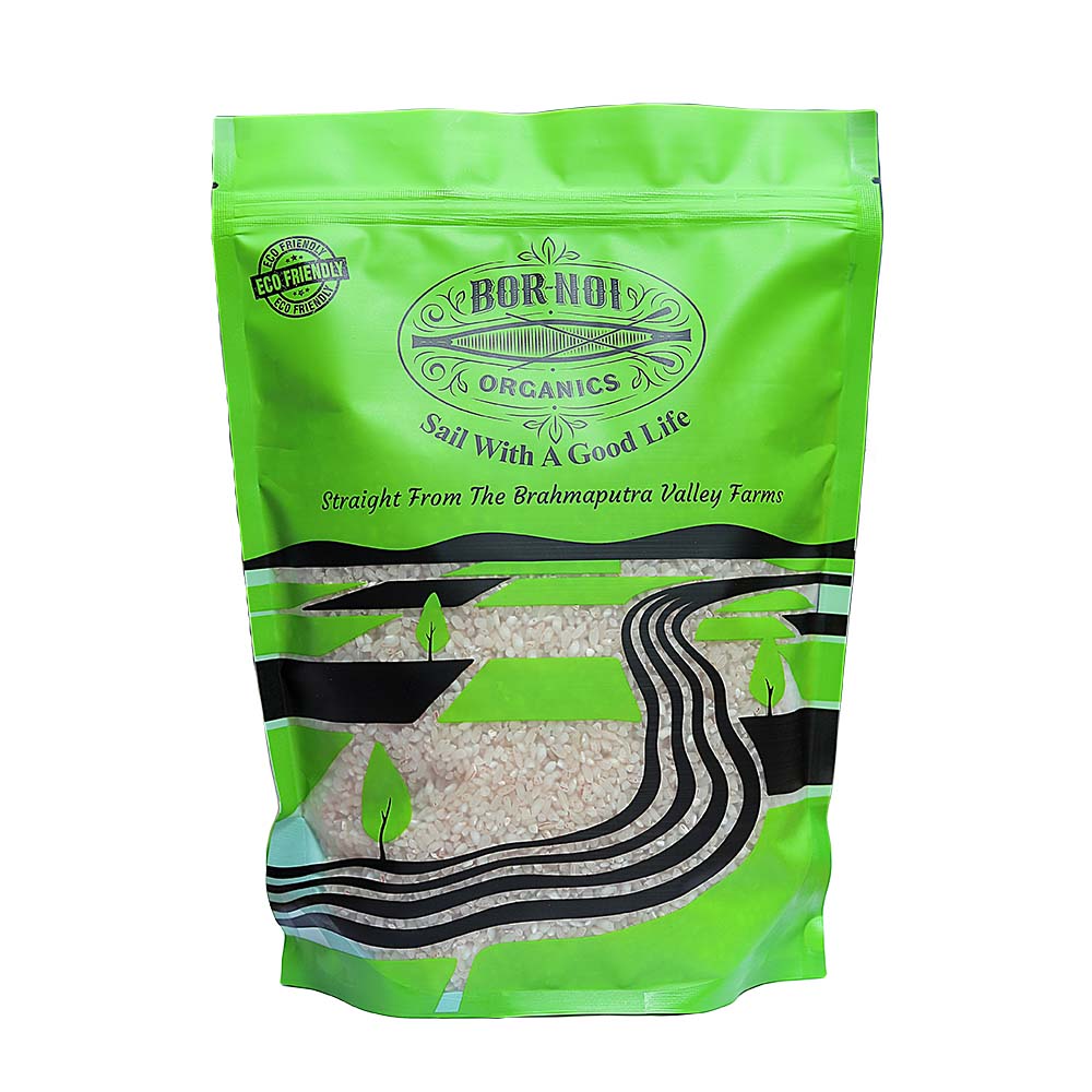 Rice | Tulsi Bao Rice - Assam – USDA Organic -100% Natural – Low Glycemic Index Rice With High Nutrition - BOR-NOI ORGANICS – 1000gm