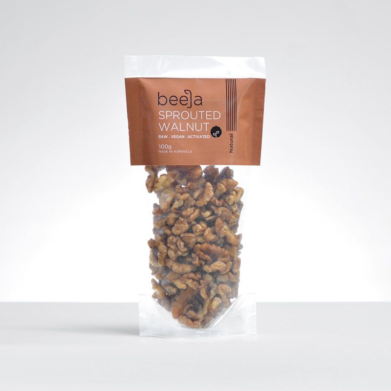Walnut | Sprouted – Raw – Natural – Vegan – Beeja – 100gm