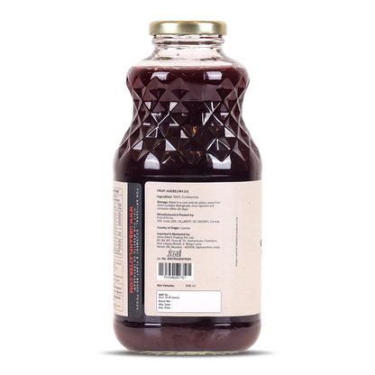 Cranberry Juice | Canadian - Natural - Rich Source Of Vitamin C - No Added Preservatives, Color &amp; No Added Sugar - Urban Platter - 1000ml