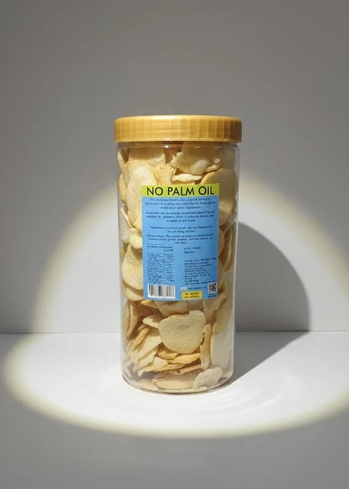 Potato Slice | Roasted Salted Potato Slice -  Roasted, Not Fried - Made With Sun Dried Potatoes  -  No Onion, No Garlic-No Palm Oil, No Msg &amp; Preservatives Free – The Cow Boys Farm - 230gm