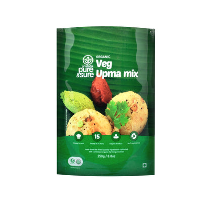 Vegetable Upma - Pure And Sure - 250gm
