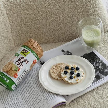 Rice Cakes | Brown Rice Cakes (Quinoa and Chia) - Not Fried - Vegan, Gluten Free, No Preservatives, No Gmo &amp;amp; No Gmo – RiceUp – 120gm