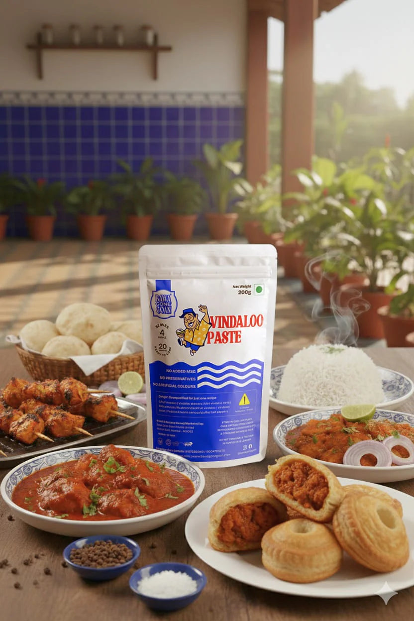 Paste | Vindaloo Curry (Marinade Paste) - Ready To Cook Paste -No preservatives, No Artificial Flavours, - Bawa Gone Goan - 200gm