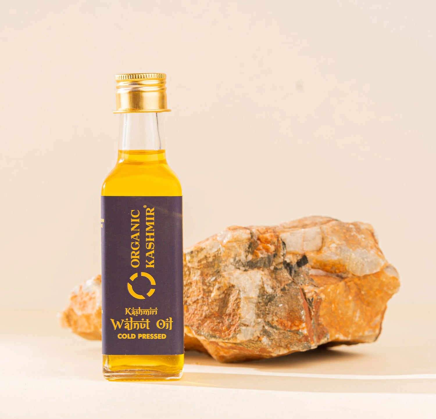 Walnut Oil | Kashmiri Walnut Wood Pressed Oil - Edible - Non Ultra Filtered - High In Vitamins, Minerals And Essential Fatty Acids - Organic Kashmir - 100ml