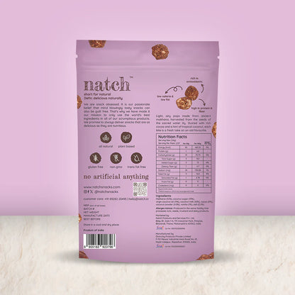 Pops | Water Lily Pops - Roasted in Coconut Oil (Coconut Cocoa) - All Natural – Vegan, Gluten Free, Trans Fat Free, Non GMO &amp; No Added Artificial Flavor – natch – 45gm
