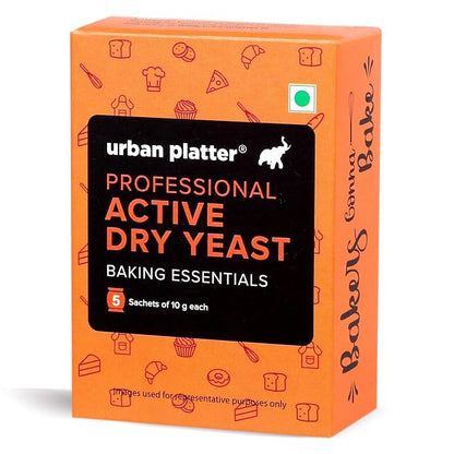 Yeast | Active Dry Yeast - Baking Essential -No preservatives- Urban Platter - 50gm