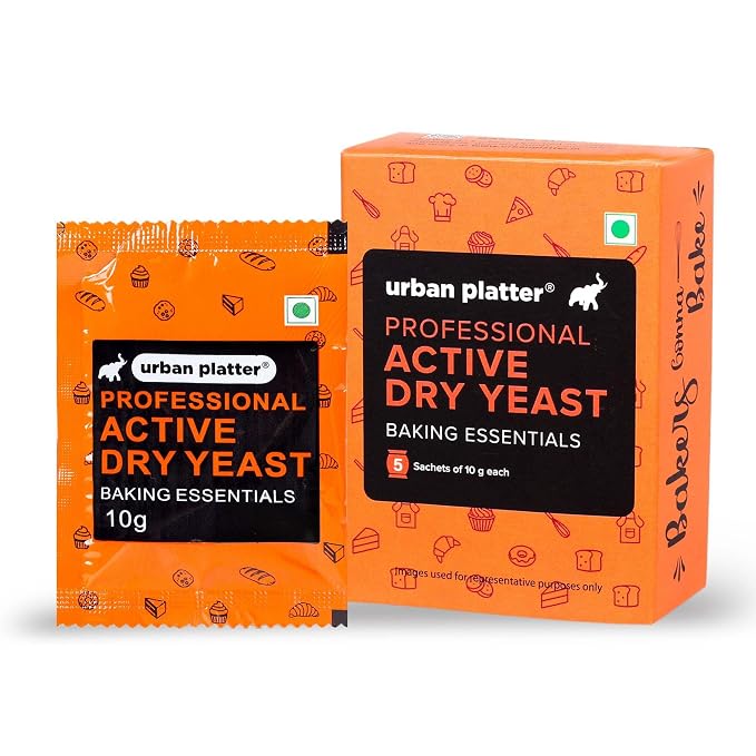 Yeast | Active Dry Yeast - Baking Essential -No preservatives- Urban Platter - 50gm