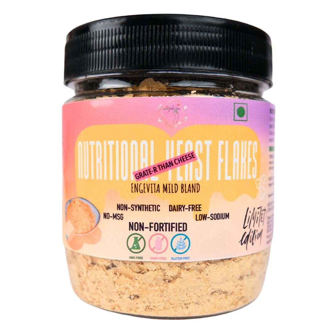 Yeast | Nutritional Yeast Flakes - Grater Than Cheese - Non Synthetic - Non Fortified - Vegan, Gluten Free, No Added Sodium, GMO Free, Preservatives Free, Dairy Free & No MSG – Posh Flavor – 200gm