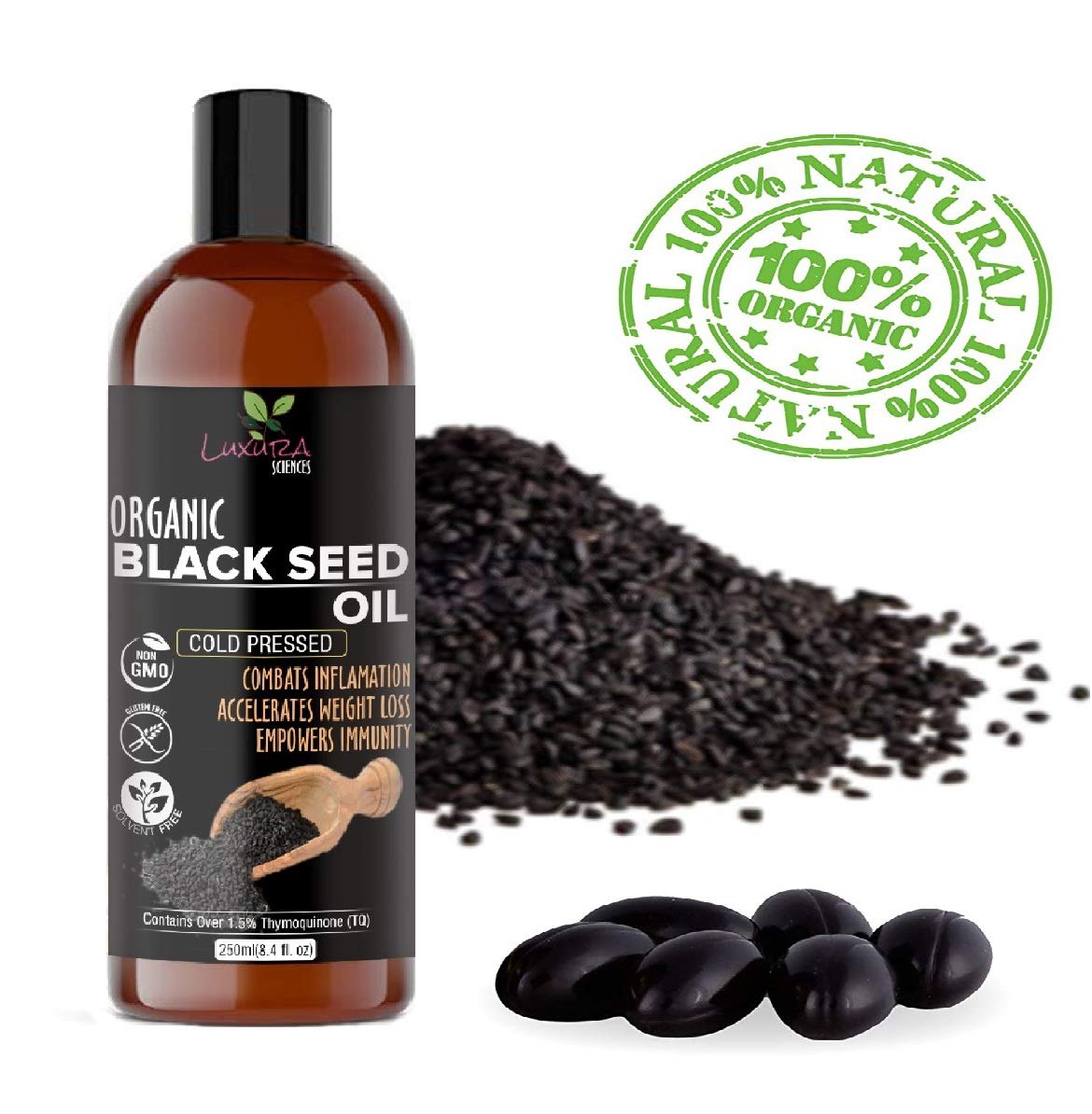 Black Seed Oil – Luxura Sciences – 250ml – Nature's Soul