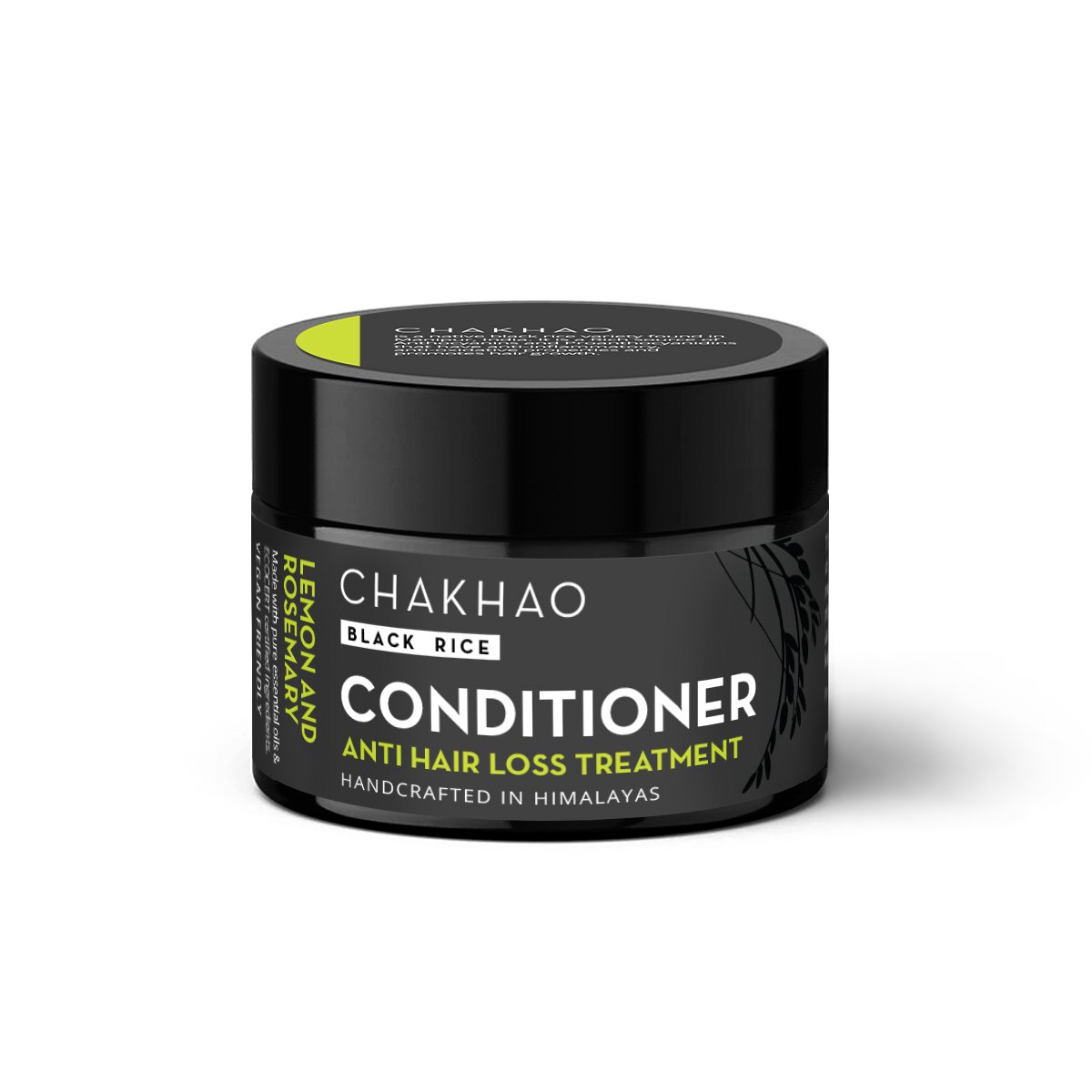 Chakhao Black Rice Conditioner (Anti Hair Loss) – Lemon & Rosemary – For8 –  50gm – Nature's Soul