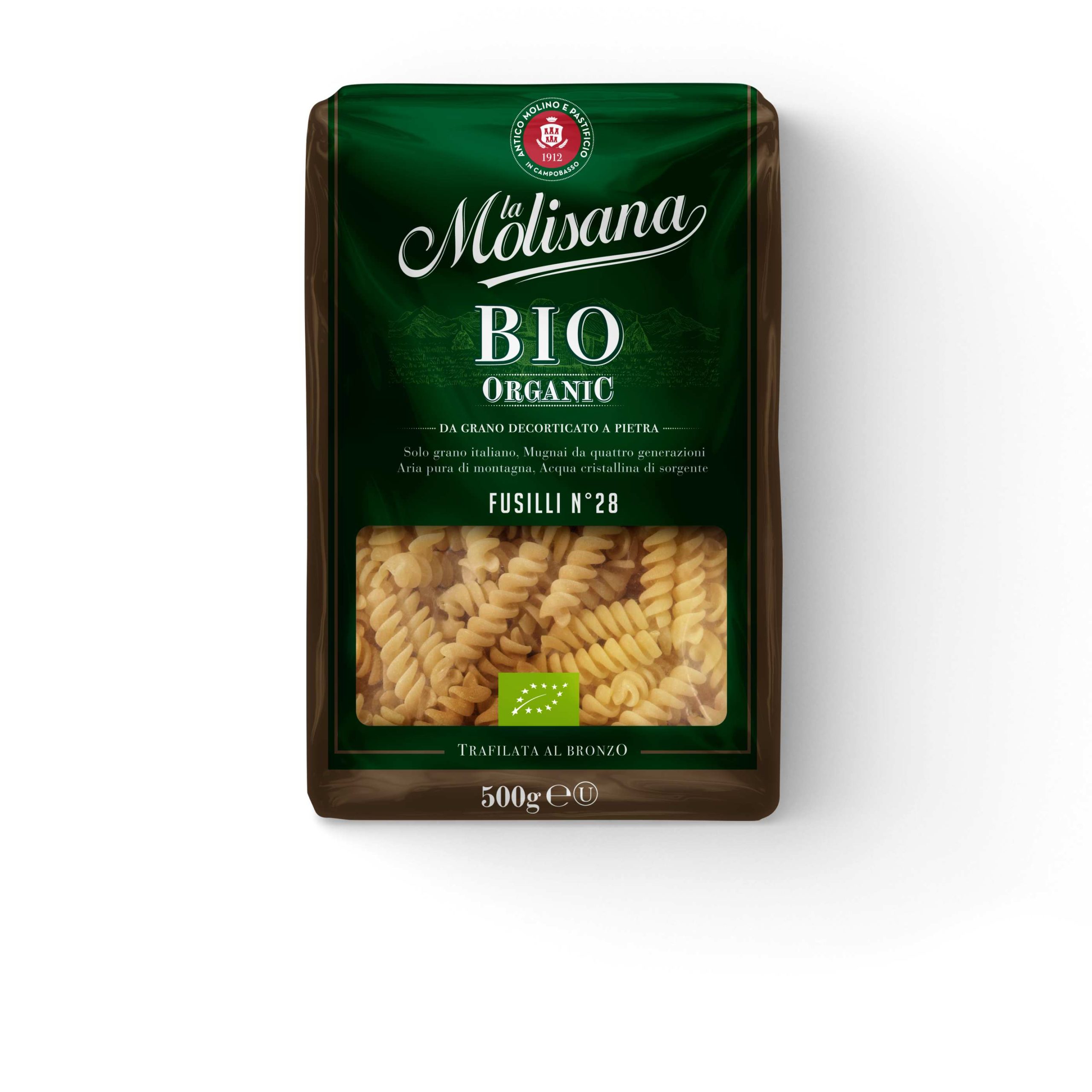 Bio Organic Fusilli Pasta – La Molisana – 500gm – Nature's Soul
