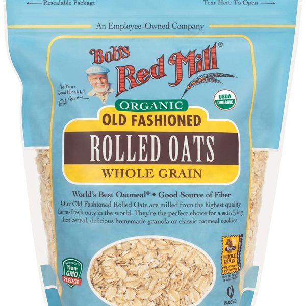 Old Fashioned Whole Grain Rolled Oats – Bob’s Red Mill – 907gm