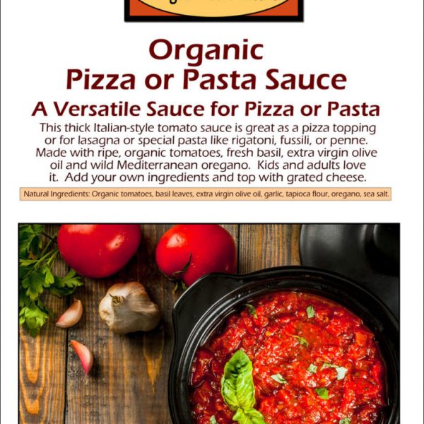 Pizza Pasta Sauce – George’s Gourmet Kitchen – 400gm
