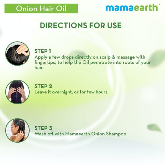 Onion Hair Oil – Mama Earth – 150ml – Nature's Soul
