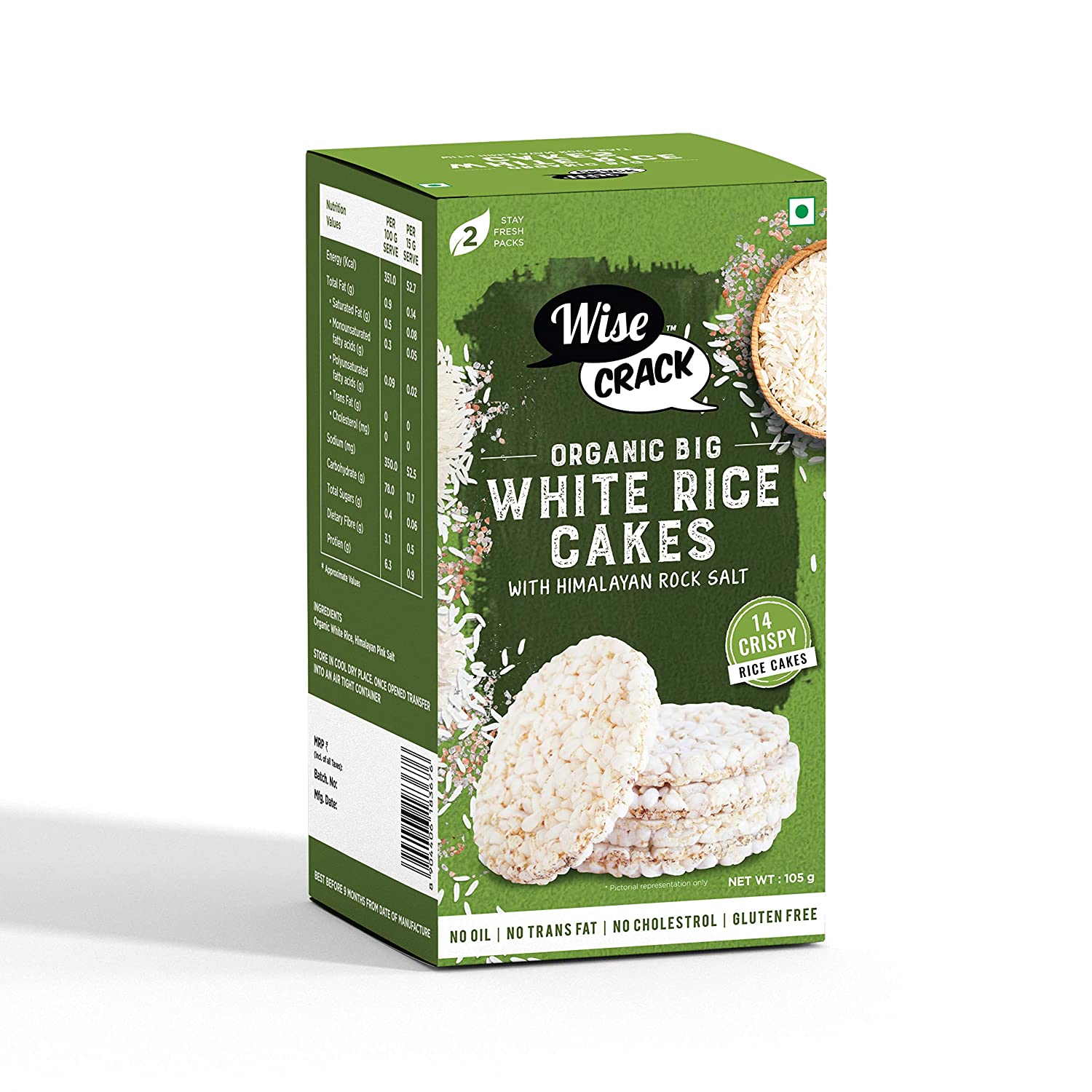 Lundberg Family Farms Organic Brown Rice Cakes Salted Caramel 11oz – Terra  Powders