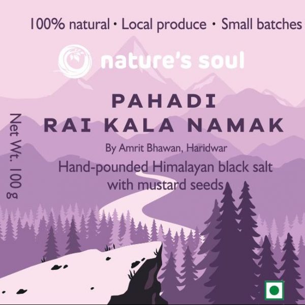 Pahadi Rai Kala Namak – Nature’s Soul – 100gm