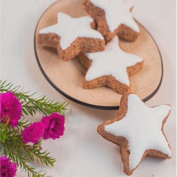 Cinnamon Star With Gur (Zimsterne) – Gluten Free – German Bakery – 1Pc