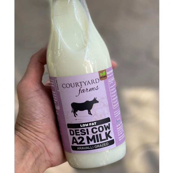 A2 Cow Milk – Low Fat - Courtyard Farms – 500ml