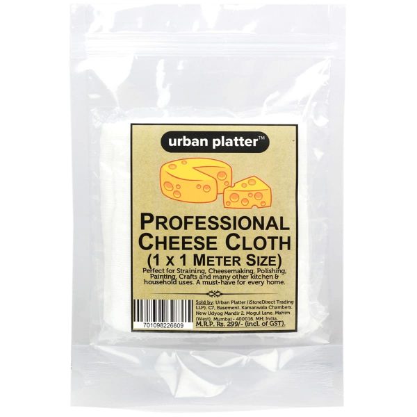 Unbleached Professional Cheese Cloth - 1x1 Mtr. - Urban Platter