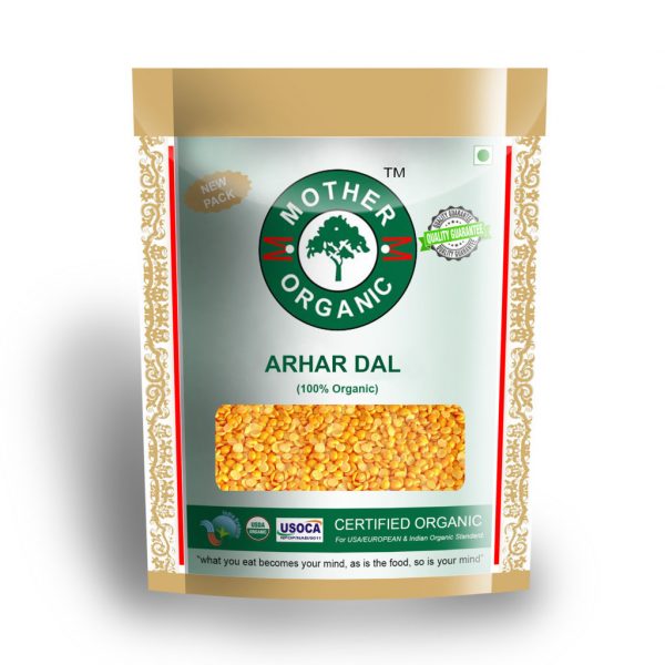 Arhar Dal Organic – Mother Organic – 500gm