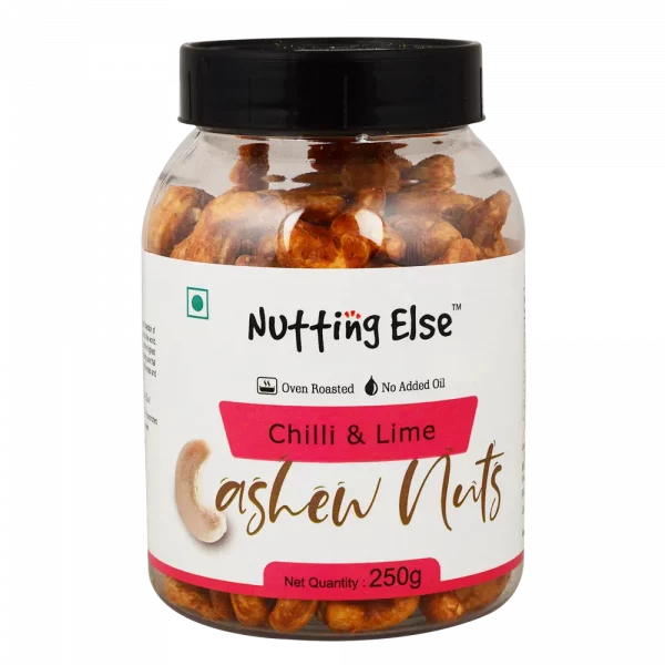 Cashew Nuts (Chilli & Lime) - No Added Oil & Oven Roasted - Nutting Else - 250gm