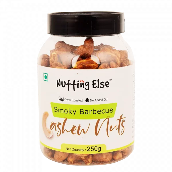 Cashew Nuts (Smoky Barbecue) – Oven Roasted & No Added Oil - Nutting Else – 250gm