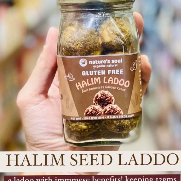 Halim Ladoo Aliv Seeds Used - Gluten Free - Nature's Soul - 250gm