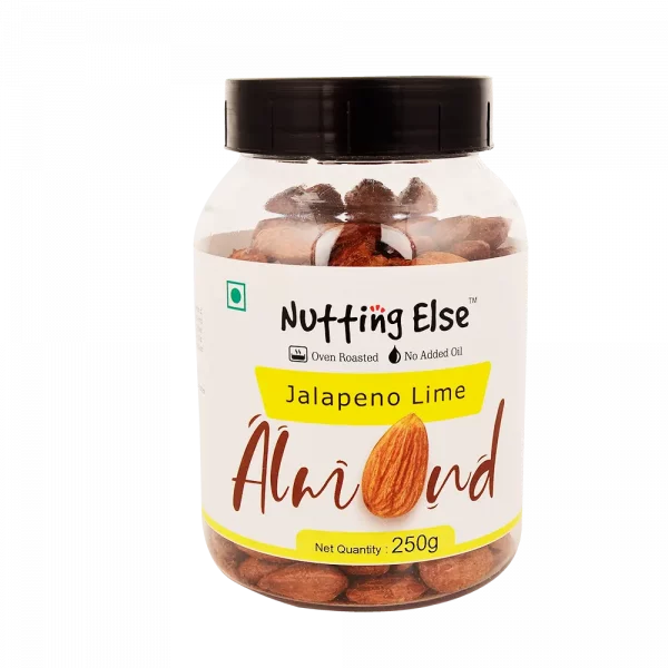 Almond Jalapeno Lime - Oven Roasted & No Added Oil - Nutting Else - 250gm